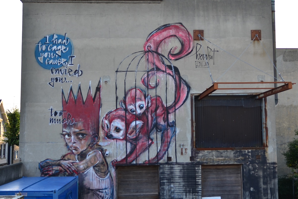 Street Art by Herakut in Stavanger, Norway smal