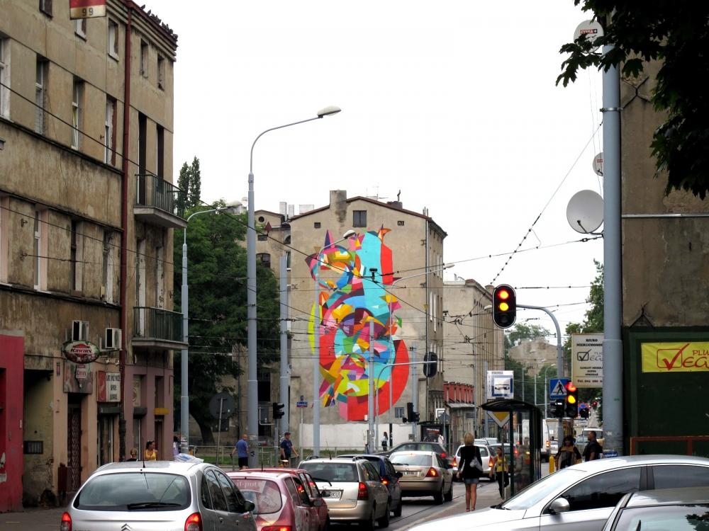 10 1 Galeria Urban Art Forms in Lodz, Poland. By Kenor