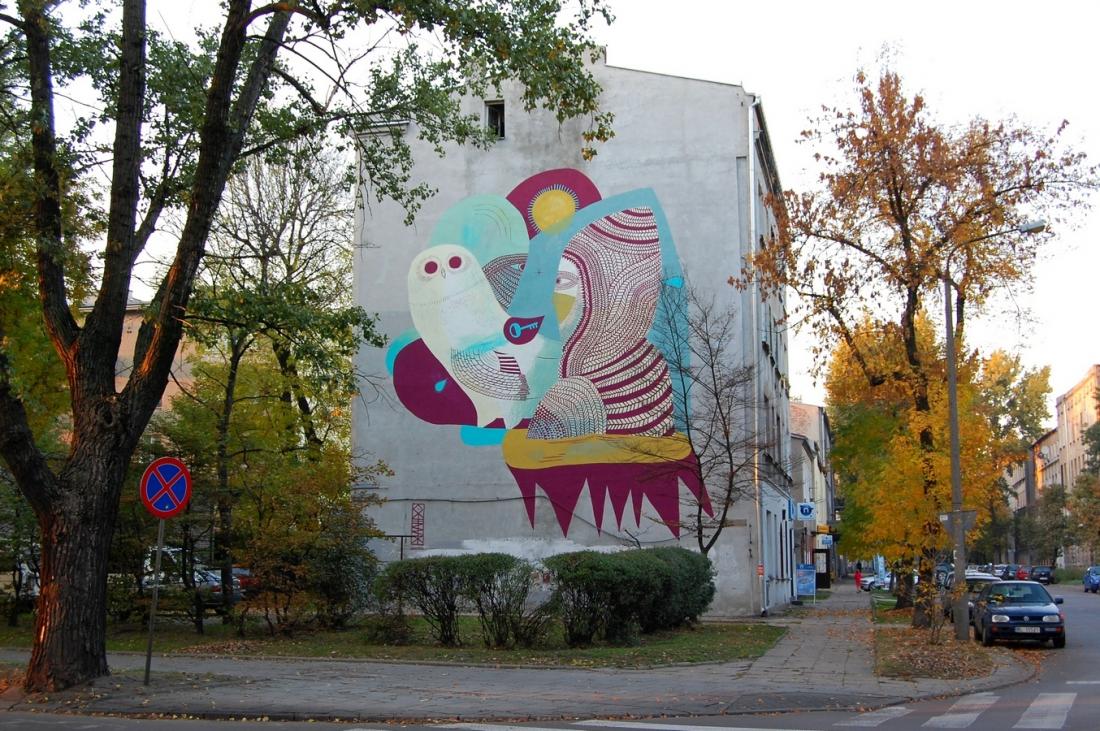 15 Galeria Urban Art Forms in Lodz, Poland. By Otecki