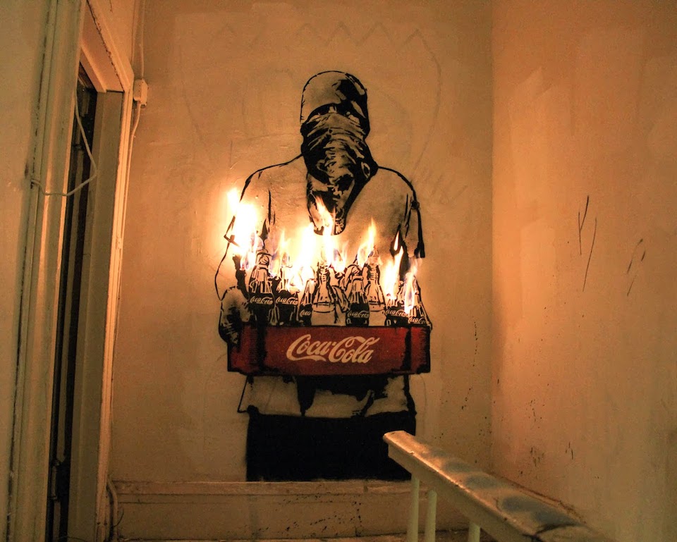 Street Art by Icy and Sot in Lower east side, New York, USA - Coca Cola Molotows 539