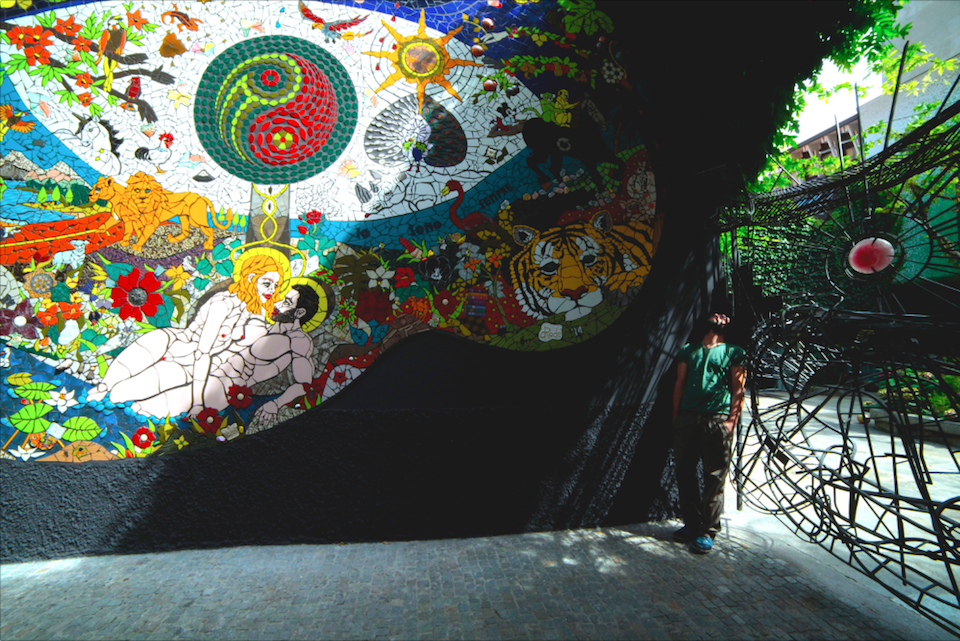 The ‘Garden of Eden’ Mosaic by Orodè Deoro at Studio Fabio Novembre, Milan, Italy. July 2014 1