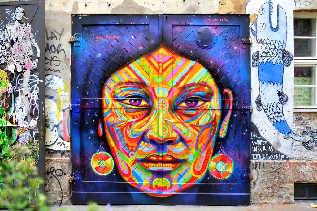 Street Art por Guashe em Berlim, Alemanha 8678567